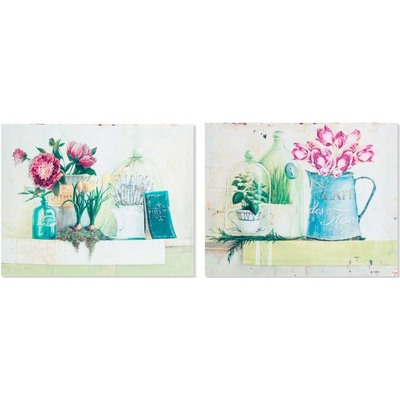 Obraz "FLOWER POTS III." 35x45x2/2dr.