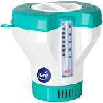 Manufacturas GRE Плуващ диспенсър за хлорни таблетки (200 гр) с термометър | gre (40070)