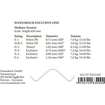 Hannabach E1 EXCL1MT