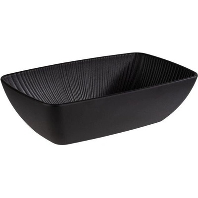 APS Melaminová miska Nero černá 26 x 16 cm