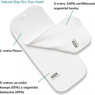 Thirsties Natural Duo Insert Size 2