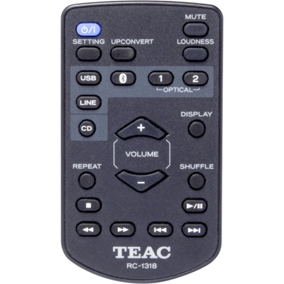 съвместим TEAC RC-1318 - съвместимо дистанционно управление на марката General (RC-1318)