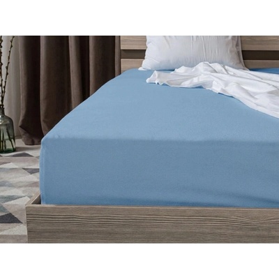 Textilomanie Jersey plachta basic svetlomodrá 180x200