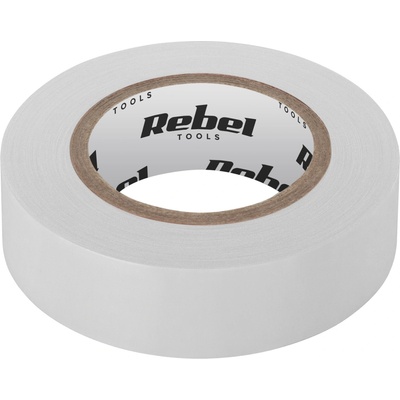 Rebel Izolačná páska 19 mm x 18,3 m biela L-NAR0437