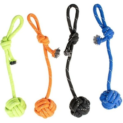 Duvo+ lano preťahovadlo s loptičkou mix 27 cm