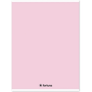 Fortuna Тетрадка с линийка FORTUNA Monocolor A/4 32 страници 81-32 пастелно розово 01.02107 (01.02107)