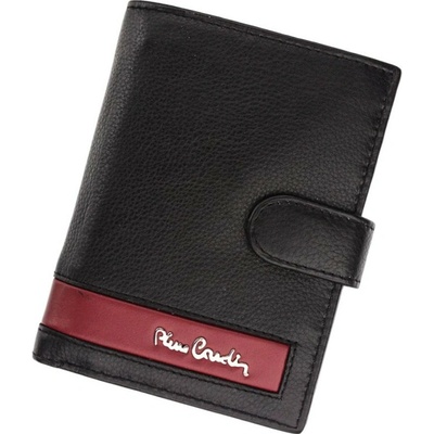 Pierre Cardin CB TILAK26 326A RFID čierno-červená pánska peňaženka z hovädzej kože