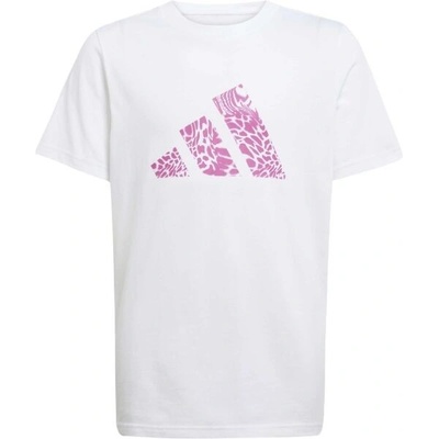 adidas ANIMAL LOGO Dívčí tričko bílá