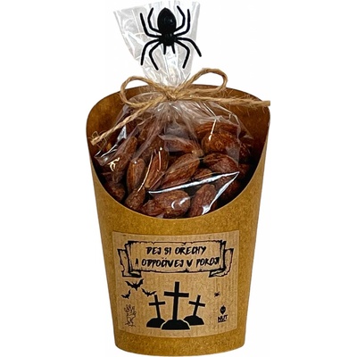 Nutworld Mandle UZENÉ v celofánku a kelímku Dej si ořechy a odpočívej v pokoji 180 g