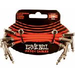 Ernie Ball Flat Ribbon Patch Cable 7, 5 cm Ъглов - Ъглов Пач кабел (P06401)