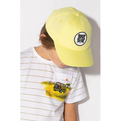 Mayoral Детска шапка Mayoral в жълто с фина плетка (10479.5D.CZAPKI)