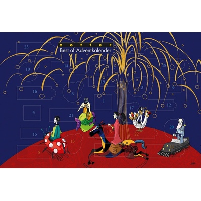 Zotter Schokoladen Bio adventní kalendář toho nejlepšího - 300 g