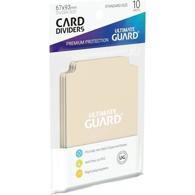 Oddělovače na karty Standard Size písková