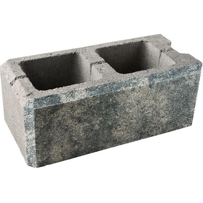 DITON Zdící tvarovka VISO Velikost: 40 x 20 x 15, Varianta: Viso koncový melír marmo, Povrch: standard