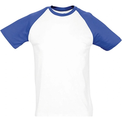Soľs Funky pánske tričko white royal blue