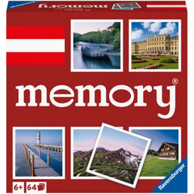 Ravensburger memory® Österreich - 20884 - der Spieleklassiker mit Bildern aus Österreich Merkspiel für 2 - 8 Spieler ab 6 Jahren