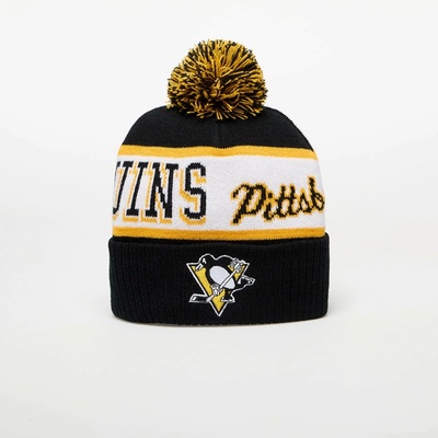 Mitchell & Ness NHL Block Sweep Pom Knit Pittsburgh Penguins Black