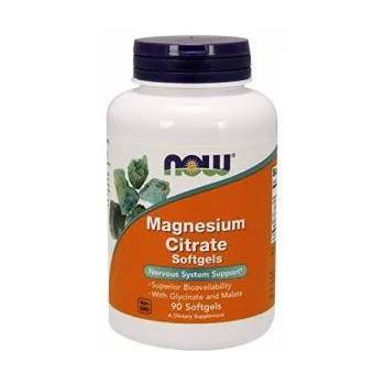 NOW Магнезиев цитрат - Magnesium Citrate 134 мг. - 90 дражета - NOW FOODS, NF1297