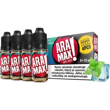 Aramax Max Menthol 4 x 10 ml 12 mg