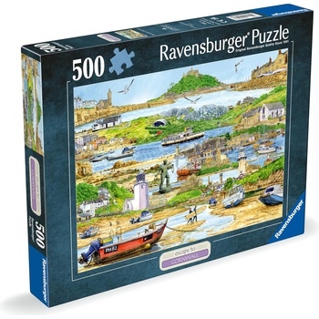 Ravensburger Пъзел Ravensburger от 500 части - Бягство до Корнуол (12000543)
