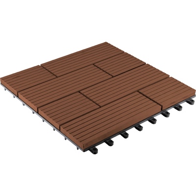 G21 WPC dlaždice SAMOA, třešeň 2,3 x 30 x 30 cm