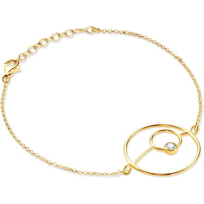 SAVICKI Гривна: позлатено сребро. кубичен цирконий