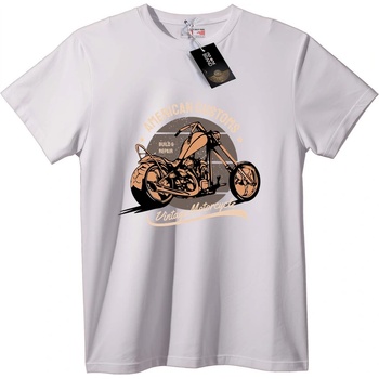 NOONEBRAND Тениска Американски Customs Винтидж мотор - L, Black