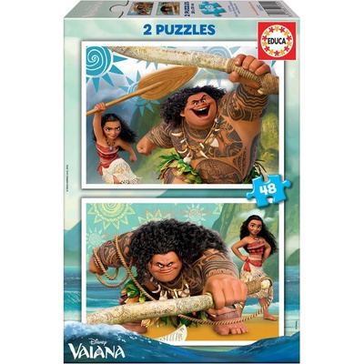 Educa - Puzzle 2x48 Vaiana - 40 - 99 piese