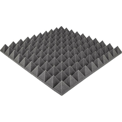 Akustická zvukotěsná pěna PYRAMIDA 50mm 50x50cm nehořlavá