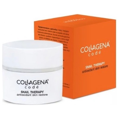 Collagena Code Snail Therapy Antioxidant Skin Restore - Крем за лице с екстракт от охлюви 50мл