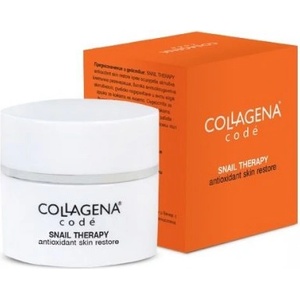 Collagena Code Snail Therapy Antioxidant Skin Restore - Крем за лице с екстракт от охлюви 50мл