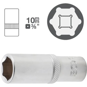 BGS technic Дълги 6-стенни вложки 1/4" - от 4.00лв