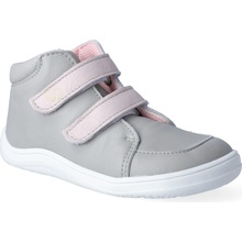 Baby Bare Shoes Febo Fall Grey/Pink asfaltico s membránou barefoot topánky