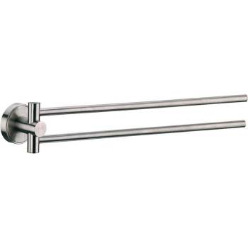 kela Двойна закачалка за кърпи цвят матиран инокс за стена KELA от серия Marbea