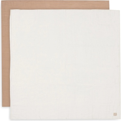Jollein zavinovacie 2 ks 115 x 115 cm Biscuit / Ivory