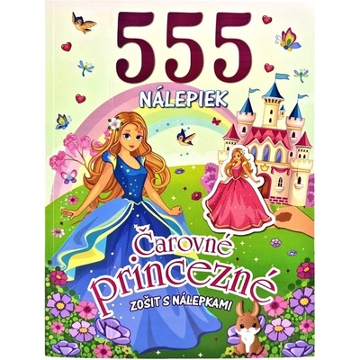Čarovné princezné 555 nálepiek