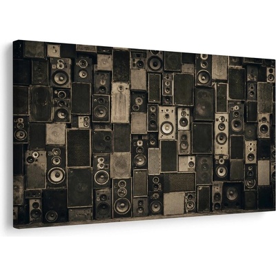 Obraz industriální zvuková stěna - 90x60