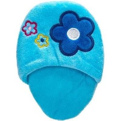 Nobleza plyšová papuča 13 cm modrá