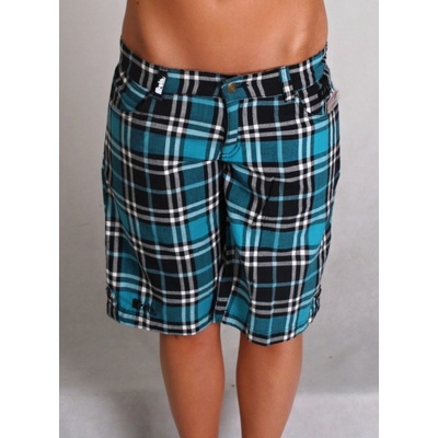 MEATFLY Sunny shorts B black blue plaid