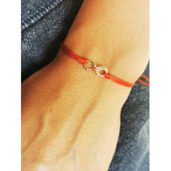 Image 1 of Златна безкрайност с червен конец