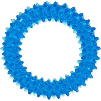 Dog Fantasy krúžok vrúbkovaný modrý 7 cm 1 ks