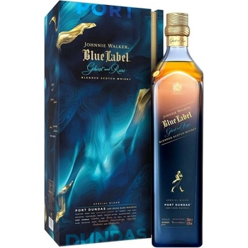 Johnnie Walker Blue Label Ghost a Rare 2022 43,8% 0,7 l (kazeta)