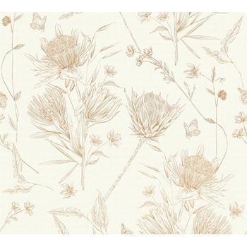 A. S. Création Влизелинов тапет за стена drawn into nature 39427-1