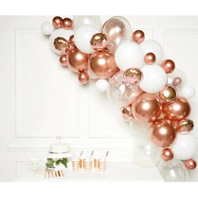 Balónková girlanda rose gold