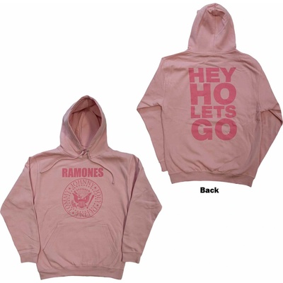 Ramones mikina Pink Hey Ho Seal Ružová