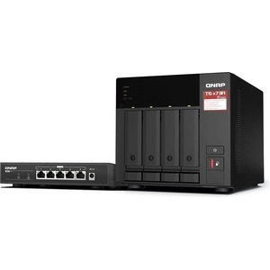 QNAP TS-473A Bundle (TS-473A-SW5T) NAS устройство