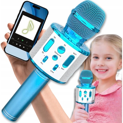 BEZDRÔTOVÝ MIKROFÓN NA KARAOKE S BLUETOOTH REPRODUKTOROM