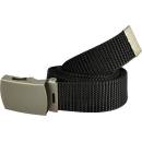 Opasok Mil-tec US so striebornou prackou čierny