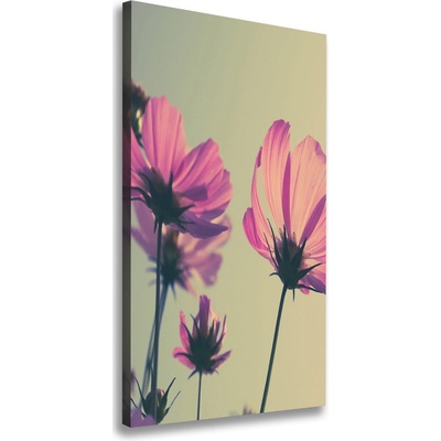 Vertikálny foto obraz na plátne Ružové kvety 50x100 cm