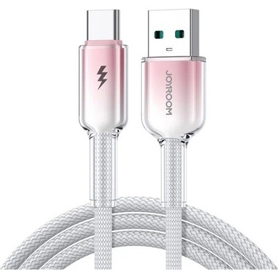Joyroom S-A42_U_C_W CRYSTAL-CLEAR USB-– Type-C 120cm bílý